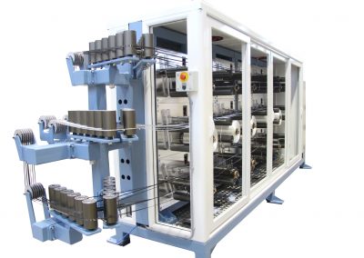 Fully Automated Tensioned Creel with Right Angle Output