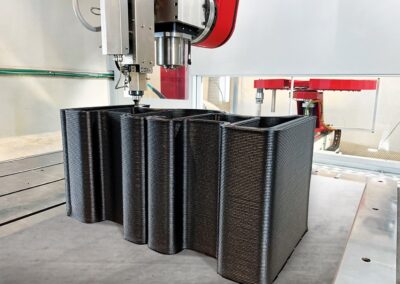 BEAD Belotti cnc center with CEAD S25 extruder_aerospace mould_3D printing