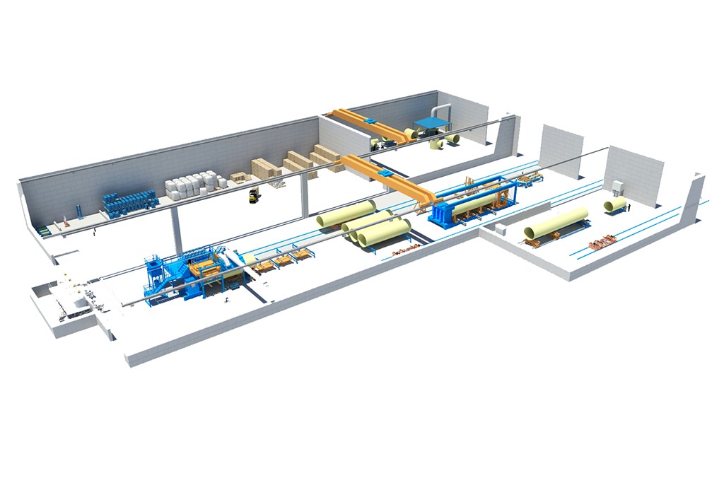 CFW production factory layout