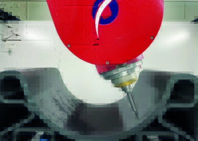 Belotti 5 axis CNC machine Milling operations on aerospace mould with Belotti BEAD