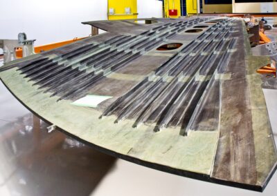 Aviation composite part