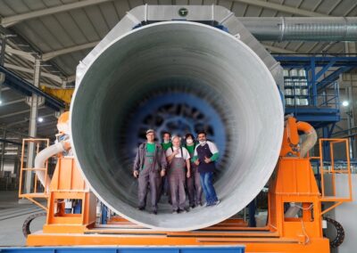 Technobell Supervision of GRP Pipe Production Start-Up